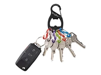 Nite Ize KeyRack+ - carabiner key ring - black