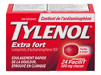 Tylenol* Extra Strength Acetaminophen eZ Tabs - 500mg