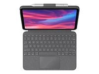 Logitech Combo Touch Keyboard and Folio Case for iPad 10th gen - Oxford Grey - 920-011433