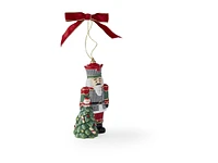 Spode Christmas Tree Ornament - Houndstooth Nutcracker