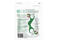 G.U.M Dual Technique Flossers - Mint - 50's