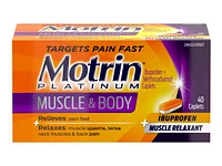 Motrin Platinum Muscle & Body Caplets - 40's