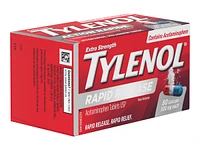 Tylenol Rapid Release Extra Strength Gel Capsules - 80's