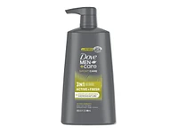 Dove Men+Care Sportcare 3 in 1 Active+Fresh Body Wash - 695ml