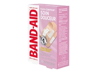 BAND-AID Skin-Flex Gentle Care Bandages - Assorted Sizes - 20's