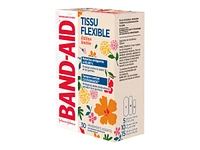 BAND-AID Flexible Fabric Bandages - Wildflower - Assorted - 30's