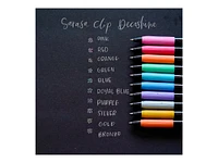 Zebra Sarasa Clip Decoshine Rollerball Pen Set - 9 piece