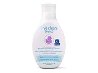 Live Clean Baby Body Wash/Shampoo - 300ml