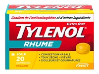 Tylenol* Extra Strength Cold Daytime eZ Tabs - 20's