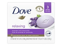 Dove Relaxing Lavender Beauty Bar - 3 x 106g