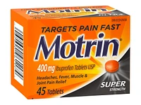 Motrin Super Strength Tablets - 45's