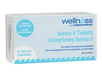 Wellness by London Drugs Senna S Tablets Laxative plus Stool Softener - 20s