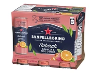 Sanpellegrino Naturali Sparkling Water - Arancia and Fico D'India - 6 x 330ml