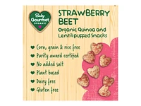 Baby Gourmet Puffies Quinoa and Lentil Puff Snacks - Strawberry Beet - 42g