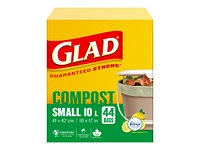 Glad Compostable Bags - Small - 44s/10L