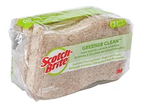 Scotch-Brite Greener Clean Scrub Sponge - 3 pack