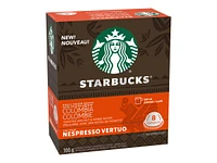 Starbucks Nespresso Vertuo Coffee Capsules - Colombia - 8s