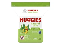 Huggies natural care Baby Cleaning Wipes - 184 Wipes