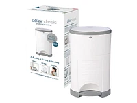 Dekor Classic Diaper Pail - White