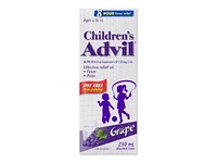 Advil Children's Suspension - Dye-Free Grape - 230ml