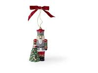 Spode Christmas Tree Ornament - Houndstooth Nutcracker