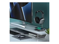 Satechi 2-in-1 Headphone Stand and Wireless Charger - Space Grey - ST-UCHSMCM