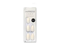 ImPRESS Color Press-on Manicure False Nails Kit - Medium - Almond - Ballroom - 30's