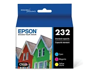 Epson 232 Multipack Ink Cartridge - Yellow, Cyan, Magenta - T232520-S