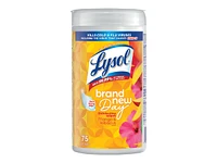 Lysol Brand New Day Disinfectant Wipes - Mango & Hibiscus - 75's