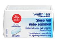 Wellness by London Drugs Sleep Aid Extra Strength Tablets - 50mg - 20s