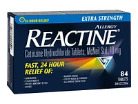 Reactine Allergy Tablets Extra Strength 10mg - 84s