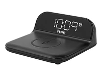 iHome Wireless Charging Alarm Clock - Black - iOP18