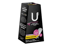 U by Kotex Balance Daily Wrapped Thong Pantyliner - Regular - 50s