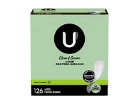 U by Kotex Clean & Secure Pantyliners - Long