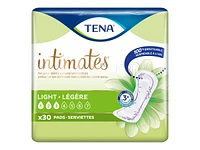 TENA Sensitive Care Ultra Thin Incontinence Pads - Light/Regular - 30s