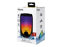 iHome PlayGlow+ Bluetooth Rechargeable Speaker - Black - IBT820B