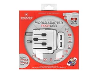 SKROSS PRO World Travel Adapter - White - SK-1103180