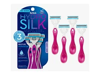 Schick Hydro Silk Disposable Razors - 3 blades - 4's