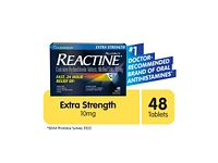 Reactine Allergy Extra Strength Cetirizine Hydrochloride Tablets - 10mg - 48's