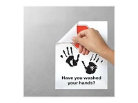 Avery Self-Adhesive Vinyl Sign - Handwashing Reminder - 216 x 279mm/5pk