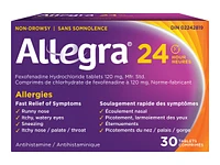 Allegra 24 Hour Allergies Tablets - 30's