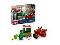 LEGO Marvel - Iron Man with Bike and The Hulk