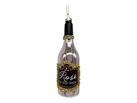 Christmas Forever Christmas Tree Ornament - Rose Wine Bottle