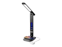 iHome PowerLight Pro+ Desk Lamp with Wireless Charger - Black - ILW300B