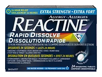 Reactine Allergy Extra Strength Rapid Dissolve Tablets - 24's