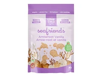 Love Child Organics Sea Friends Cookies - Arrowroot Vanilla - 140g