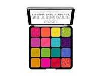 NYX Professional Makeup Ultimate Shadow Palette - I Know That's Bright - 16 colors