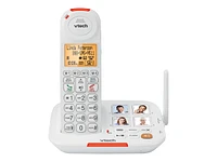 VTech CareLine Amplified Cordless Phone with Answering System and Caller ID - White - SN5127