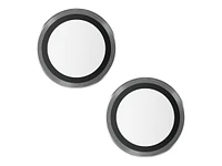 PanzerGlass Hoops Lens Protector for iPhone 15, 15 Plus - Black