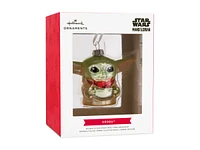 Hallmark Ornaments Star Wars: The Mandalorian Christmas Tree Ornament - Grogu Holding Cup